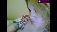 Odtwórz Blond Missy onanizm