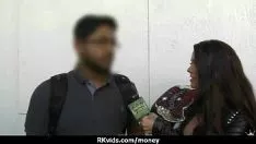 Play Fast adolescent fucks a man before of the television camera for cash in 15