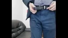 Play Jerking off a dick in the office at work and big cumshot, beautiful dick5