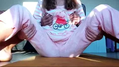 Play Asian Stepdaughter's Small Tits and Wet Pussy