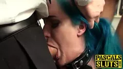 Riproduci Sessione di bondage di Pascal White: troia anale con piercing ingoia sperma