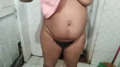 Play Chubby Housewife with Huge Ass and Big Natural Tits in Explicit Bathroom Action