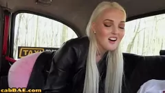 Play Small Tits Blonde Babe Gives Intense BJ and Gets Pussy Pounded in the Cab