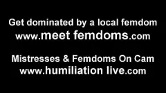 Abspielen Demütigende POV-Masturbation – Scham über kleine Penisse und Domina-Dominanz