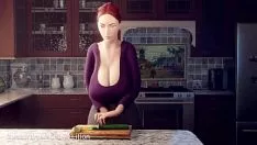 تشغيل أمي وسائل الراحة ، الابن البالغ [شخص futaonmale]
